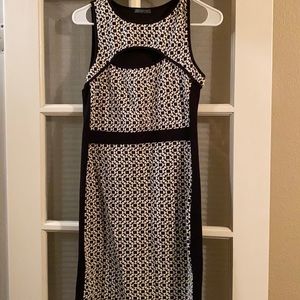 Black and white dress